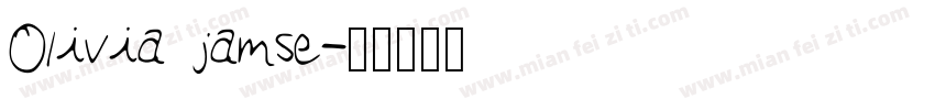 Olivia jamse字体转换